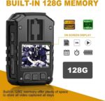 CammPro I826 1296P HD Police Body Camera,128G Memory - Image 3