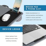 LAPGEAR Home Office Lap Desk with Device Ledge, Mouse Pad, and Phone Holder - Image 2