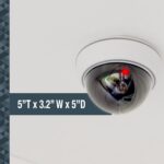 SABRE Fake Dome Security Camera, Flashing Red Light For Nighttime Visibility - Image 2