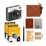 KODAK Mini Shot 3 Retro 4PASS 2-in-1 Instant Digital Camera and Photo Printer