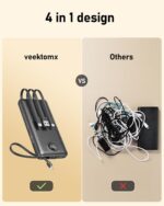 VEEKTOMX Portable Charger with Built-in Cables - Image 2