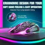 BENGOO Gaming Mouse Wired, Ergonomic Gamer Laptop PC Optical Computer Mice - Image 2