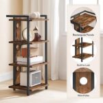 HOOBRO 4-Tier AV Media Stand, Media Console - Image 2