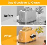 Cord Organizer for Kitchen Appliances-6 Pack - Image 3