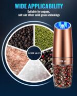 Gravity Electric Pepper and Salt Grinder Set - Image 2