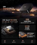 KAMRUI Mini PC with AMD Ryzen 7 PRO 5875U - Image 3
