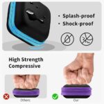 MOLOVA 5Pack Square Earbud Case Portable EVA Carrying Case - Image 2