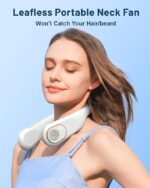 SWEETFULL Portable Neck Fan 360° Cooling Bladeless Personal Fan - Image 3