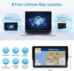 GPS Navigator for Car Truck RV, 9 inch Touch Screen Latest 2025 Map - Image 2