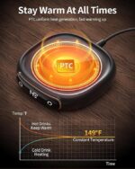 Coffee Mug Warmer, Cup Warmer for Desk with Auto Shut Off - Image 3