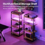 HOOBRO 4-Tier AV Media Stand, Media Console - Image 3