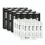BONAI AAA Rechargeable Batteries 1100mAh Triple-A Ni-MH 1.2V Low Self Discharge Battery