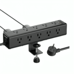 CCCEI Standing Desk Clamp Power Strip with 15 Outlets