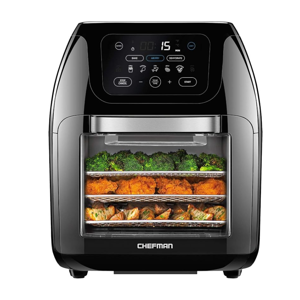 Untitled-design-2025-03-10T144745.550.png CHEFMAN Multifunctional Digital Air Fryer+ Rotisserie - Image 1