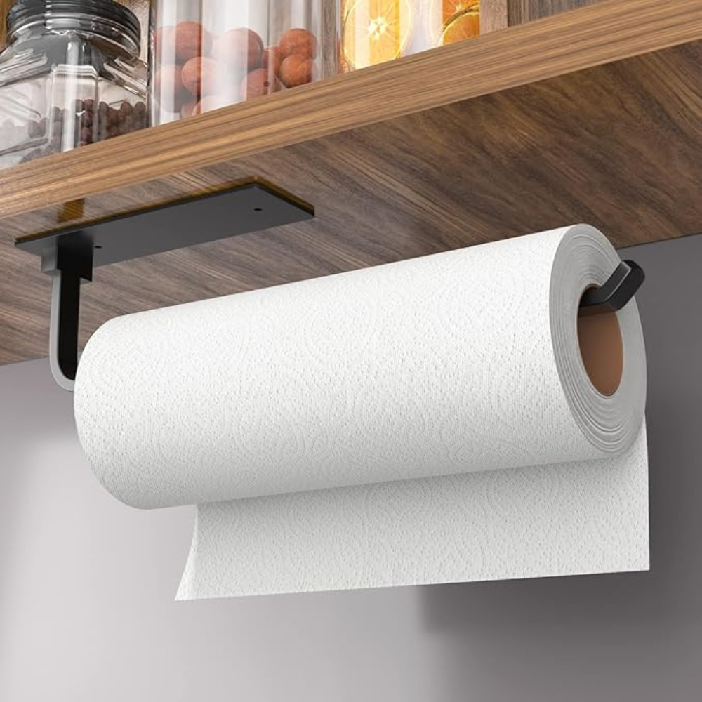 Untitled-design-2025-03-10T150452.658.png Paper Towel Holder - Self-Adhesive or Drilling - Image 1