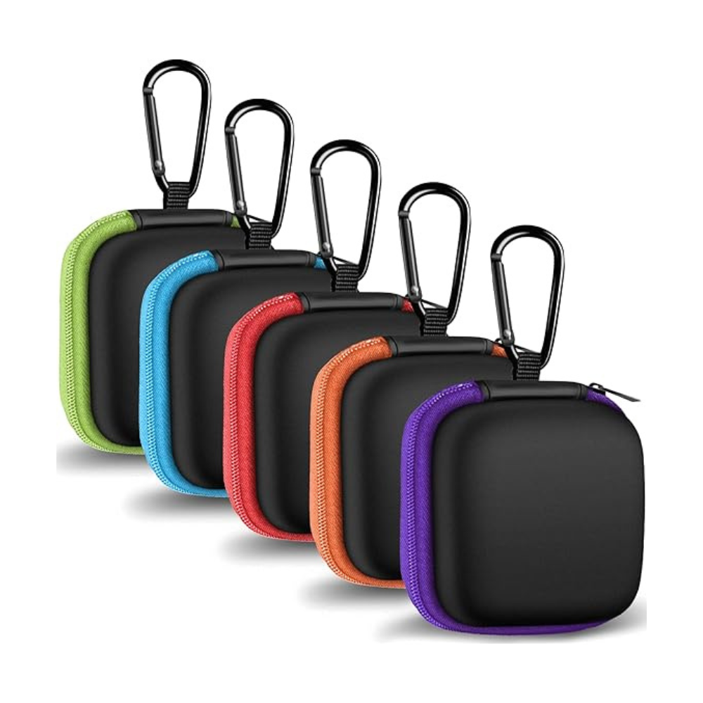 Untitled-design-2025-03-10T154106.213.png MOLOVA 5Pack Square Earbud Case Portable EVA Carrying Case - Image 1