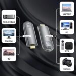 Wireless HDMI Transmitter and Receiver, Plug & Play Portable 2.4G/5G Wireless HDMI Extender Kit - Image 3