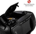 Aiwa Portable Boombox, Crystal Clear Sound with 3W x 2 Speakers and Bass Function - Image 2