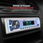 Pyle Marine Bluetooth Stereo Radio - 12v Single DIN Style Boat In dash Radio Receiver System - Image 3